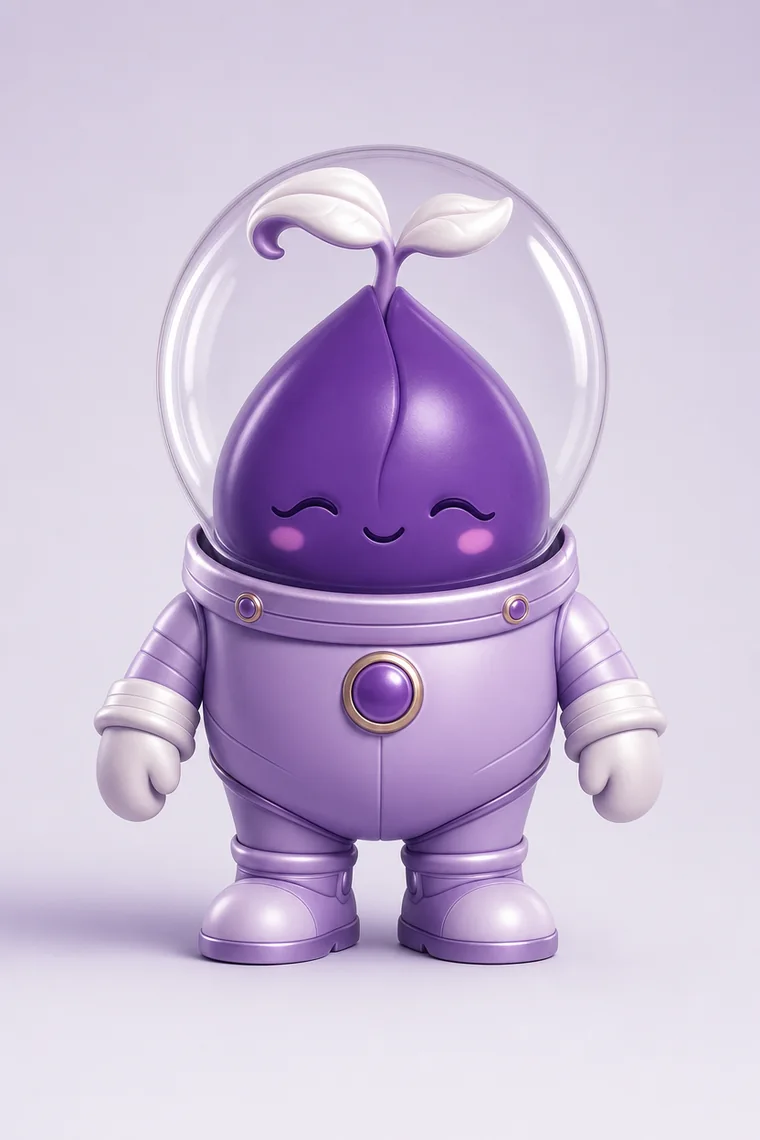 The Temo seed-astronaut character